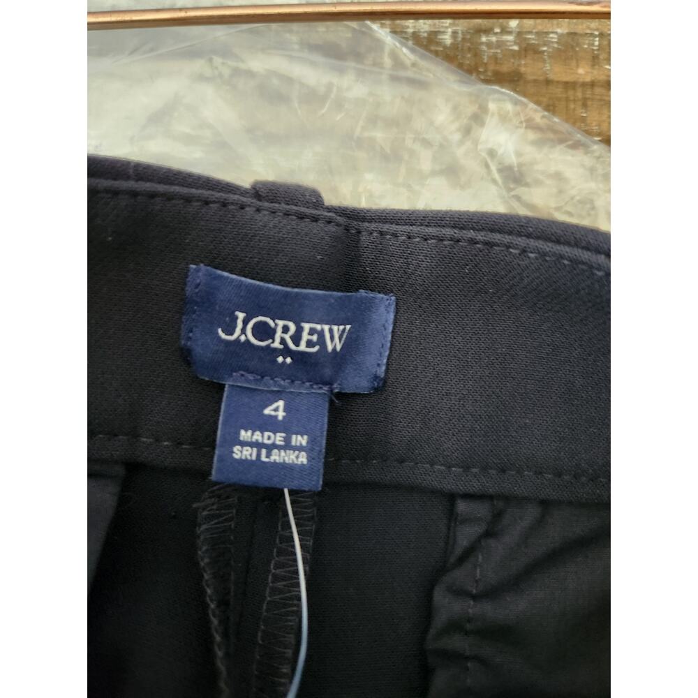 NWT J. Crew Refined Pintuck Pant Professional Classic Black 4 - Picture 8 of 12